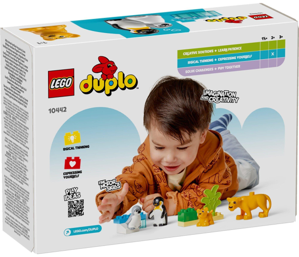 LEGO DUPLO 10442 Rodziny dzikich zwierząt: pingwiny i lwy - 1299016 - zdjęcie 3